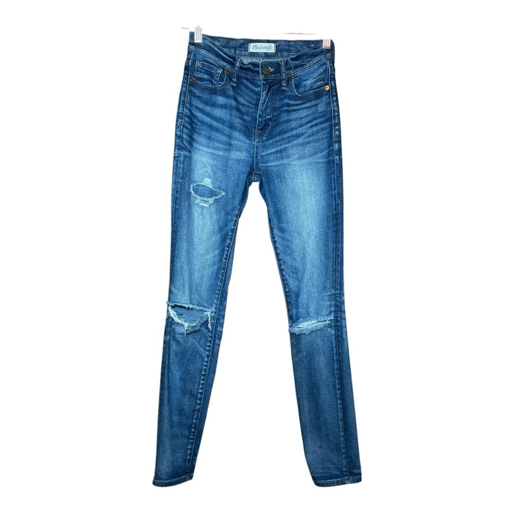 MADEWELL Distressed High Riser Skinny Jeans Size 24